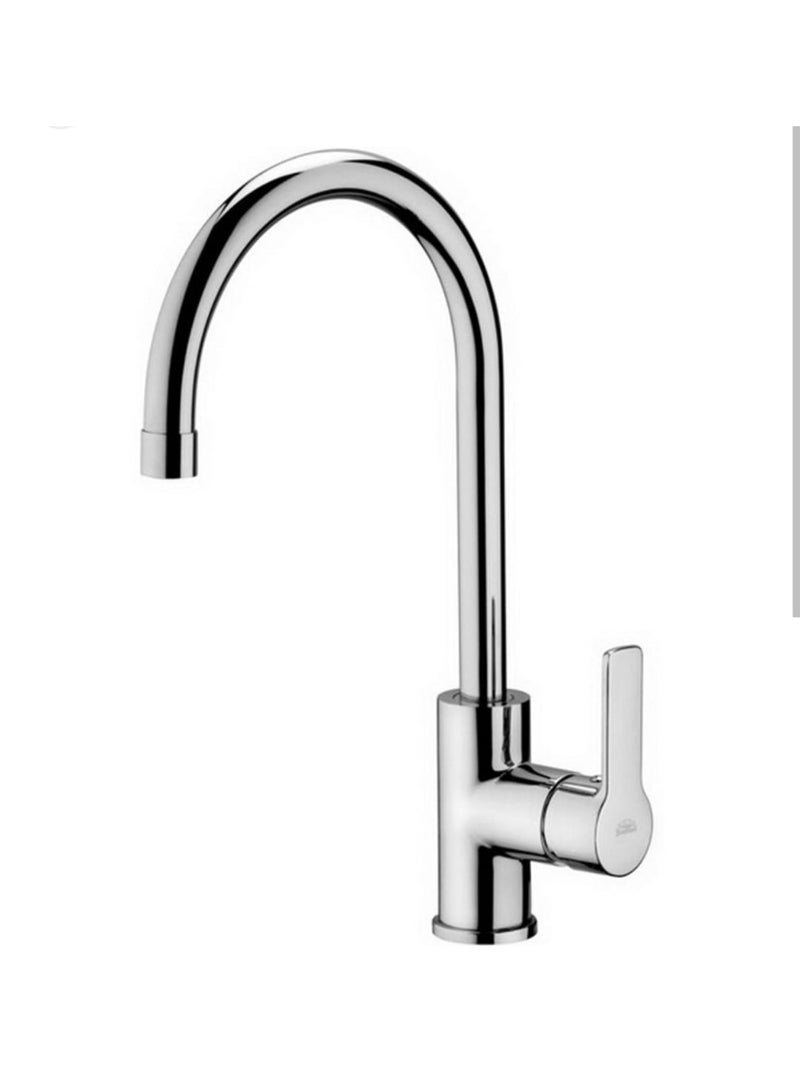 Stainless Steel Kitchen Faucet with Single Lever Handle – High Arc, Rust-Resistant, Easy to Install and Ideal for Everyday Use in Saudi Kitchens - Image 1
