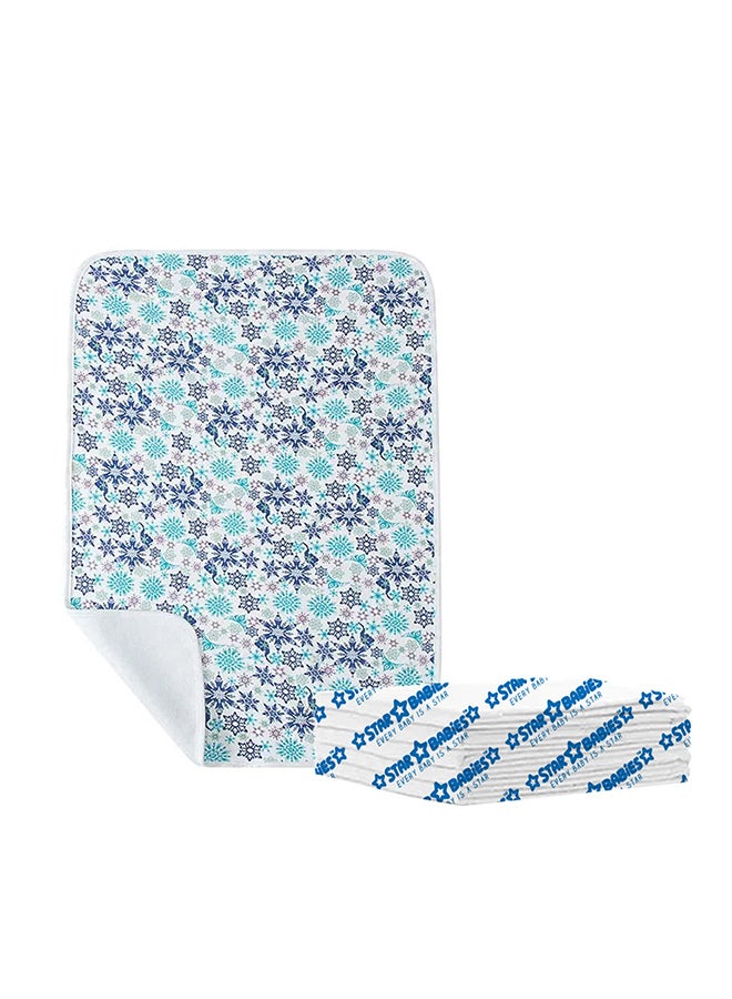 Star Babies Combo Pack - Reusable Changing mat, Disposable Towel Pack of 3-Pink