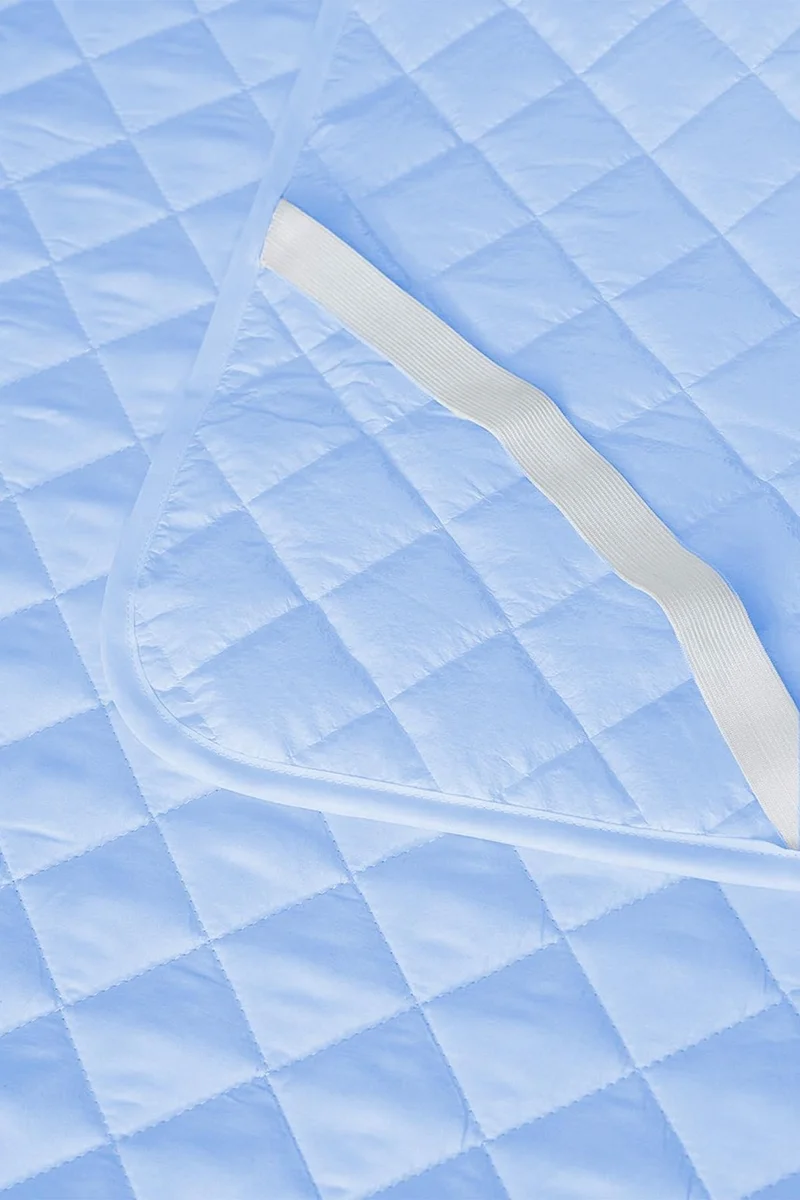 Zeynep Tekstil Eco Series Light Blue Liquid Waterproof Quilted Mattress Protector Mattress Mattress Sheet Bed Mattresses