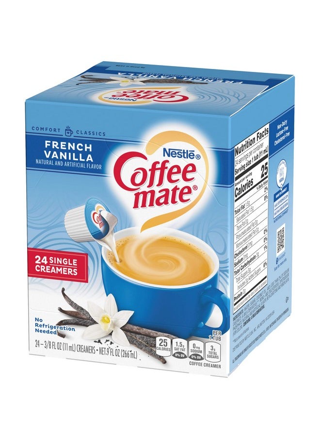 Coffee Mate Nestle Coffee Mate Coffee Creamer Liquid Singles, French Vanilla, 24 Count (Pack of 4)  - Image 3