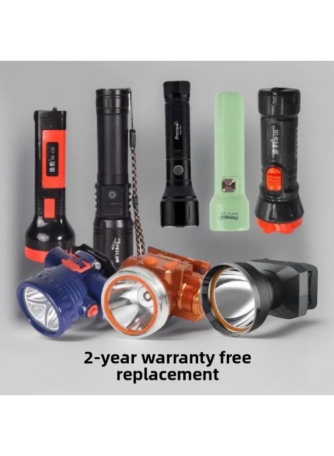 Kangming 8951 Flashlight Mini Kids Student Outdoor Home Lighting LED Rechargeable Plastic Flashlight-Product Specifications:Flashlight Yb-8808 (lithium Battery Mixed Color)/single  - Image 3