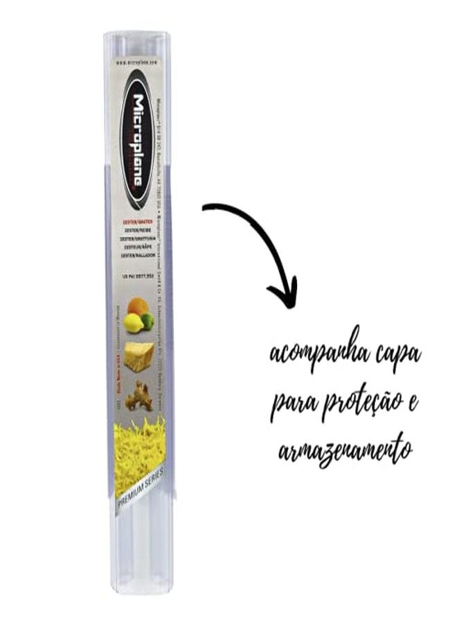 ميكروبلان مبشرة مايكروبلين الكلاسيكية الحمراء، مصنوعة من الفولاذ المقاوم للصدأ - لبشر قشر الحمضيات والجبن، آمنة للغسل في غسالة الأطباق، صنع في الولايات المتحدة الأمريكية، اسم الموديل: مايكروبلين - Image 5