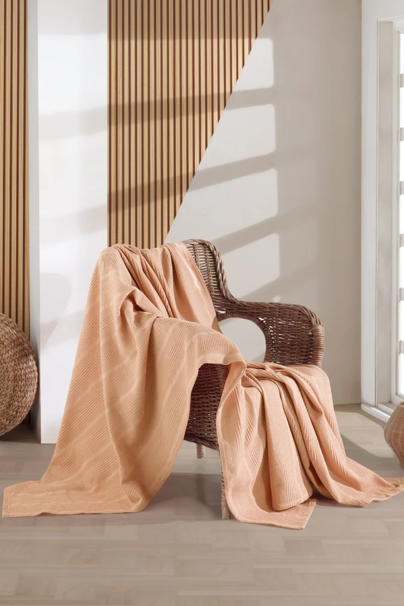 Elart Molly Cotton Blanket Double Salmon (210X230 Cm)