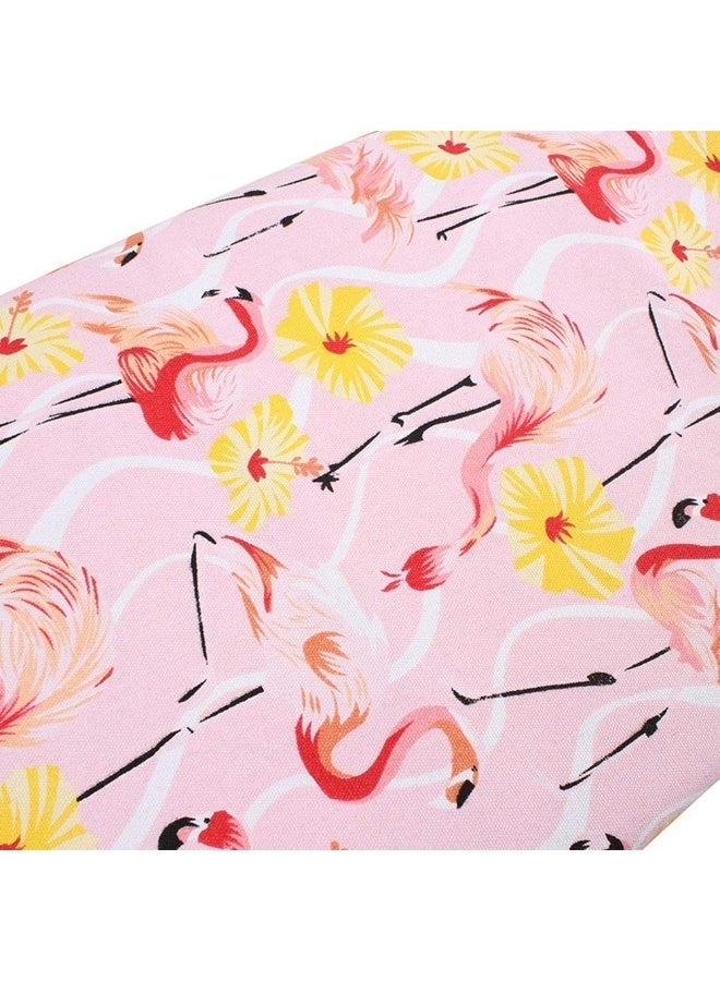غطاء لوح كي بتصميم فلامنجو - 140 × 50 سم، مقاوم للحرارة، سطح أملس، متين وسهل الاستخدام - Image 5
