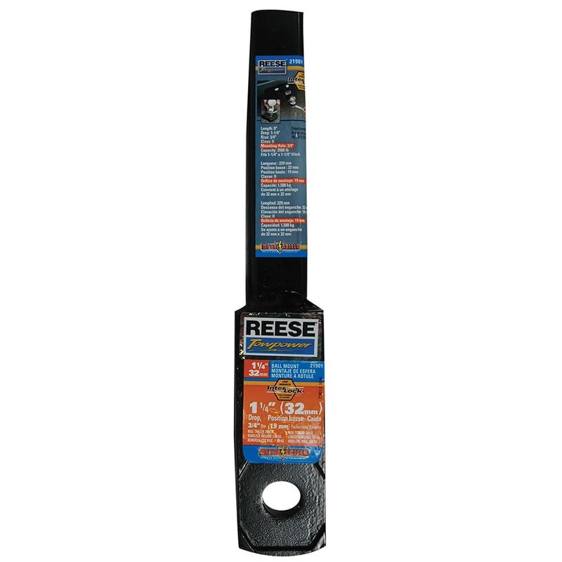 Reese Towpower 21901 Class II Interlock Ball Mount - Black - Image 5