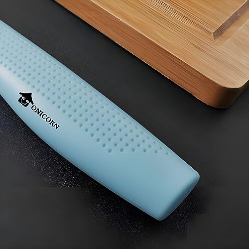 ONICORN® Stainless Steel Blade Kitchen Knife & Non-Slip Handle, Paring Knife with Colorful Non-Stick Coating, for Vegetable Cutting & Chopping (Knife M-A 1PCS) - Image 3