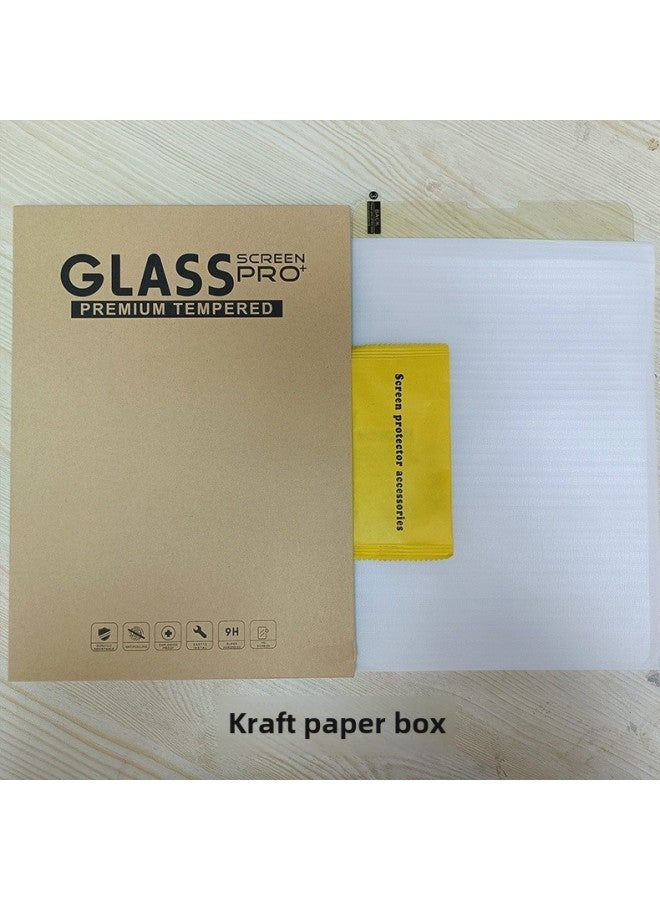 For 2024 Ipad Pro13 Tempered Film IPad Air6 Inch Flat Protective Film 10.2 Mini6-Color:Eye Protection Purple Light * Straight Edge Tempered Film 【high-end Kraft Paper Packaging Kit】】-Dimensions:Ipad 10 Generation Geo (10.9 Inch) - Image 1