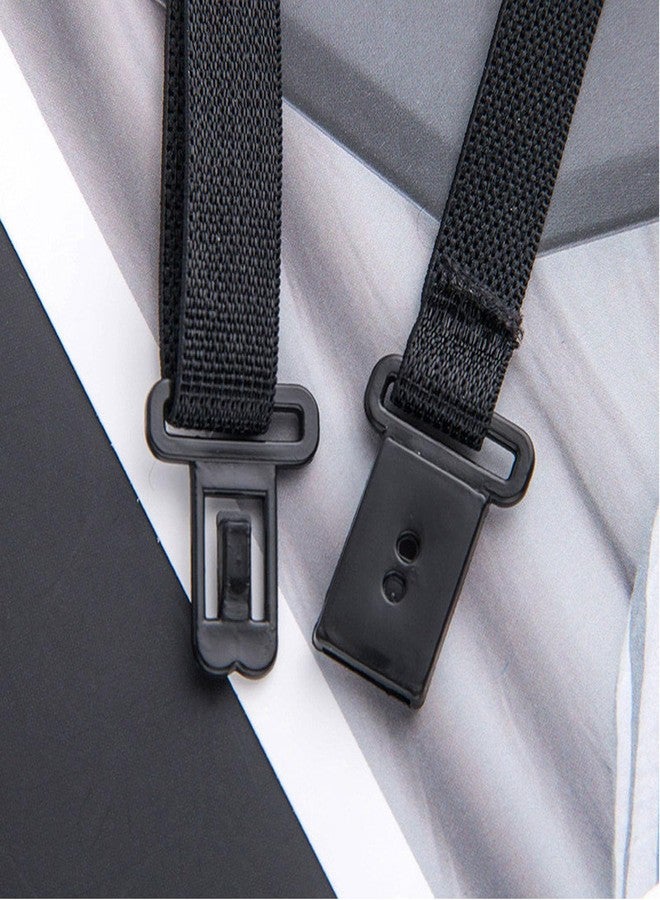 ArrErr 10 Pack Bow Ties Straps Replacement Adjustable Bow Tie Holder Elastic Band with Clips Extenders for Pre-tied Bow Ties Men's Solid Pretied Bowties Girls Uniform Ribbon Bow Tie Homemade Bowties - Image 4
