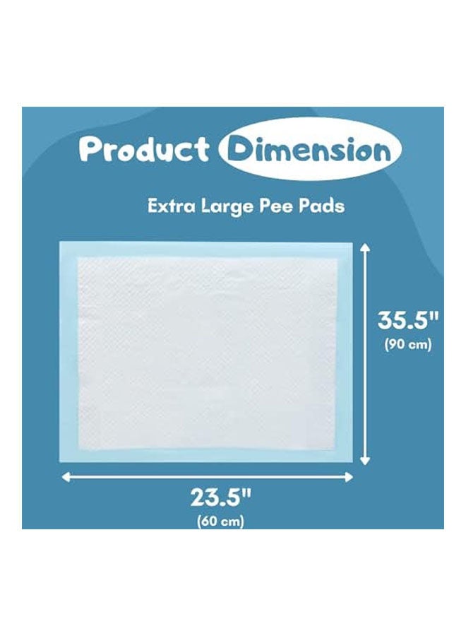 جولدن أروز وسائد فائقة الامتصاص للكلاب مع تقنية قفل الرطوبة المقاومة للتسرب - 90x60 سم 50 قطعه - Image 2