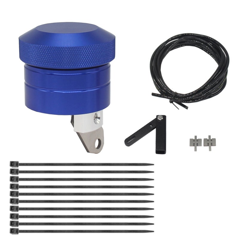 Motorcycle Chain Lubricator Blue Aluminum Alloy - Manual Control Extend Chain Lifespan Chain Oiler for Motorcycle Modification & Maintenance - Image 1