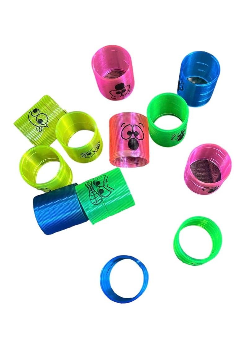12 Assorted Colours Spring Rainbow Magic Toys, Fidget Stress Coil Springs Toys for Party Favor Goodie Bag Filler Party Supplies for Boys Girls  - Image 2