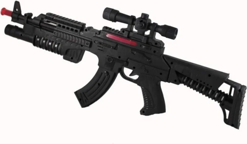 اردم اوينجاك Erdem Toys Battery Operated Commando Rifle M16 Commando Rifle with Sound and Light - With Bag
