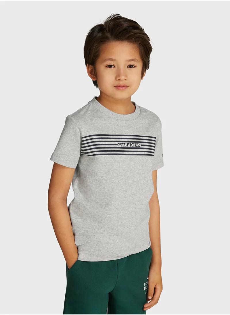 تومي هيلفيغر Kids Striped T-Shirt