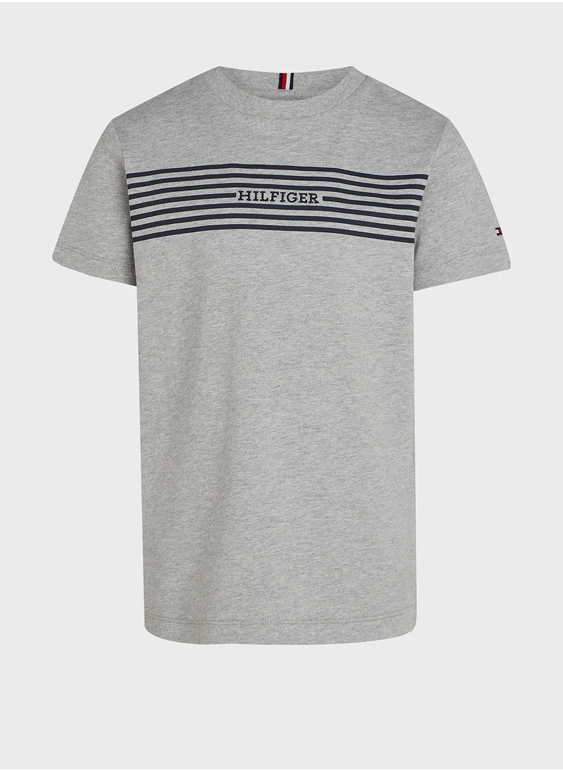 تومي هيلفيغر Kids Striped T-Shirt