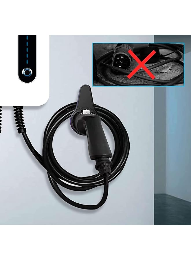 Excefore Charger Charging Cable Organizer, Charger Slot For Tesla Motors Wall Mount Connector Bracket Adapter, Fit Model S Model - Image 3