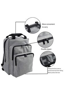 XICEN Travel Carry Backpack Back Bag for PS5 Console，PlayStation 5 Accessories Storage Proctection Backpack， Messenger Bag ，Leisure Business Briefcase  - Image 4