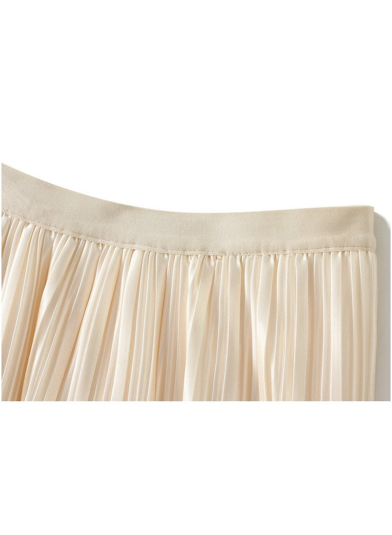 Loquat Women's Gradient Pleated Half Length Skirt Purple  - Image 2