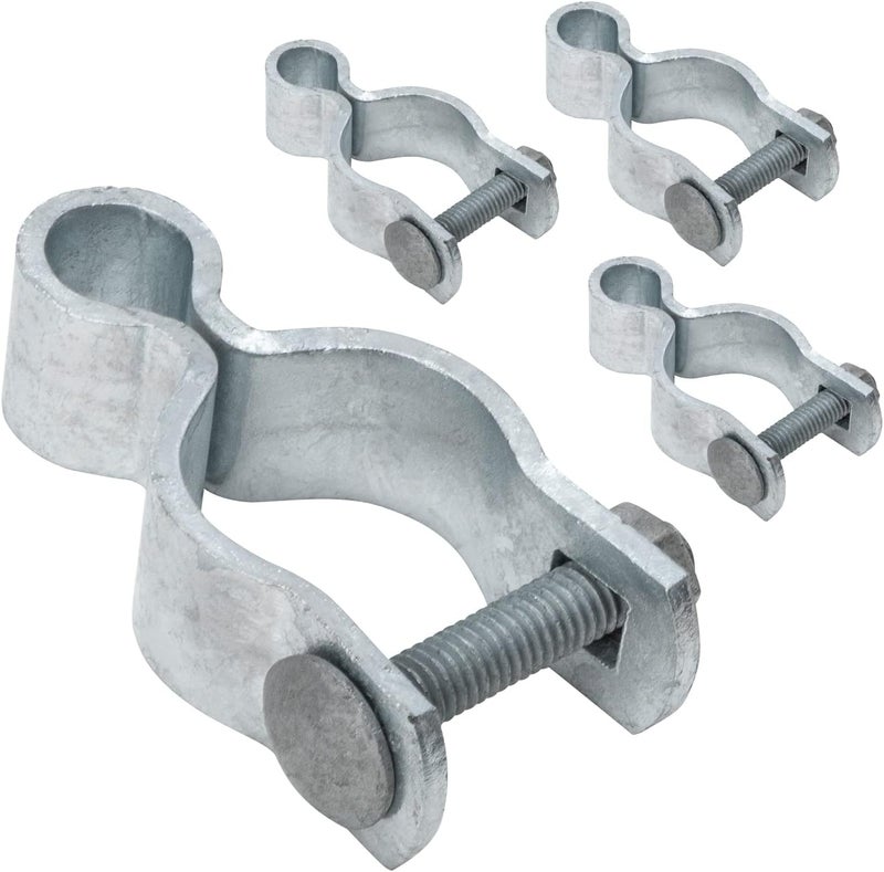 VIVIDA 1-3/8" Chain Link Female Gate Hinge, Metal Gate Hinge for 1-3/8" OD Post/Pipe, Chain Link Fence Hardware, Galvanized Steel, 4 PCS - Image 1