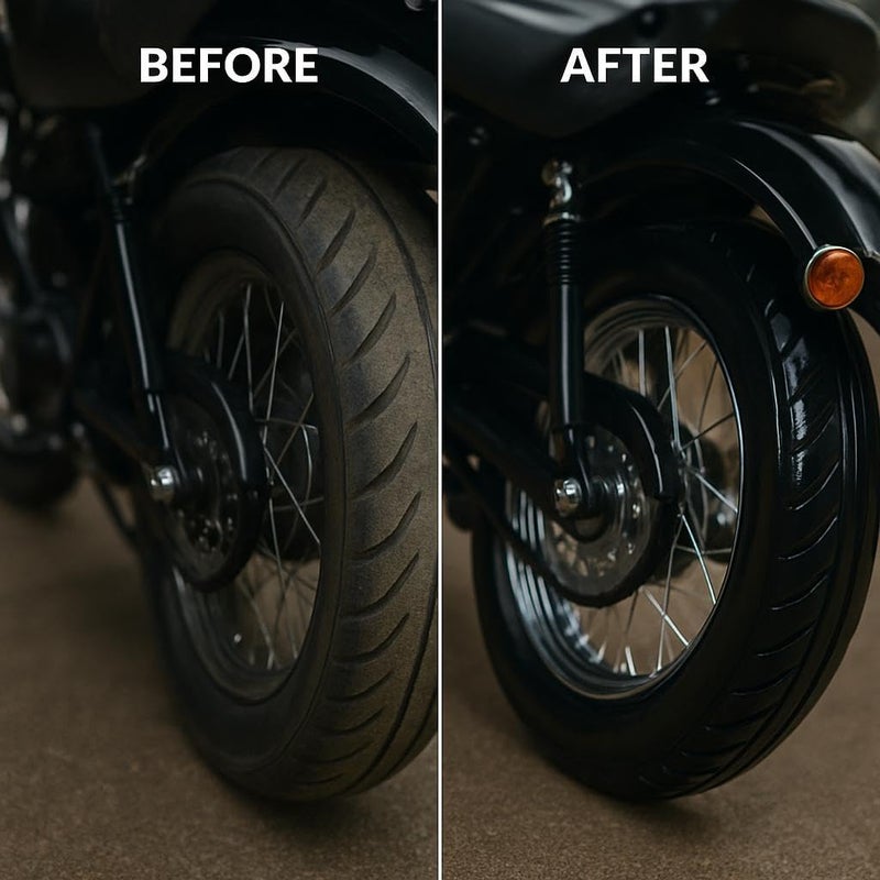 Waxpol Tyre Shine Spray Polish 300 ml for Long-Lasting Tyre Gloss, Prevents Fading and Cracks - Image 3