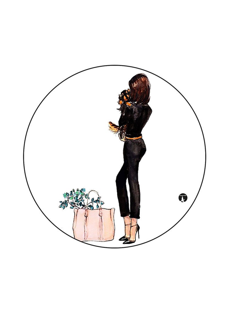 RKN A Woman Mouse Pad White