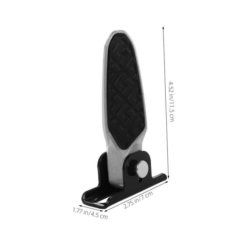 Aluminum Alloy Folding Electric Bicycle Footrests Anti Slip Rear Pedals For Scooters Motorcycles - Image 3