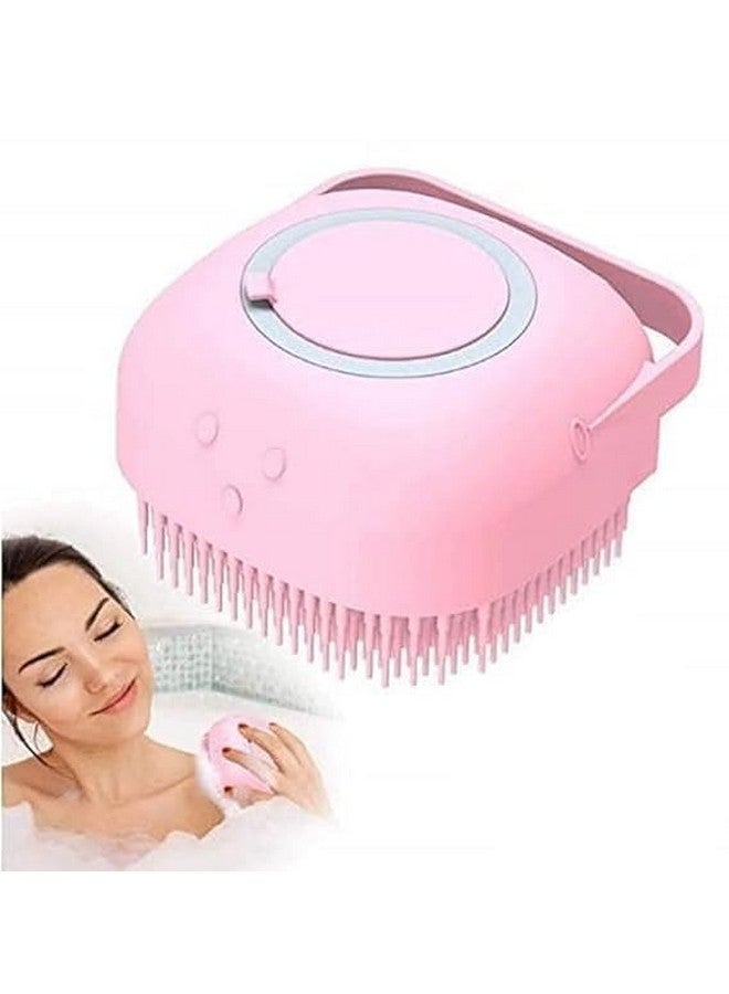 Riderev Body Scrubber with Soap Dispenser Brush, Silicone Exfoliating Brushes, Soft Body Exfoliator, Bath Loofah for Babies, Kids, Women, Men and Pets (Multicolor) (Pack of 1) - Image 3