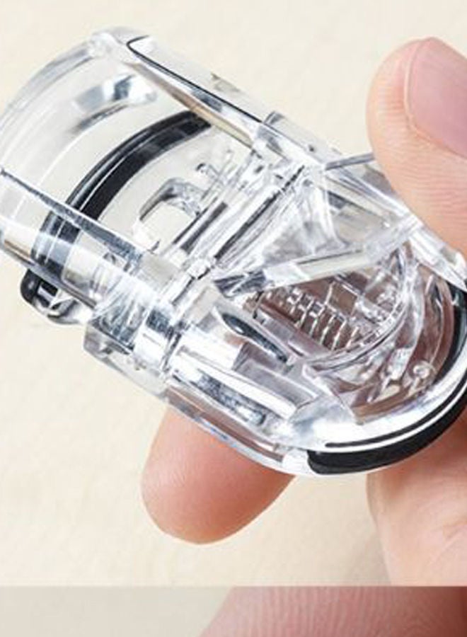 Generic Portable Eye Lash Curler With Replacement Pad Clear/Black - Image 2