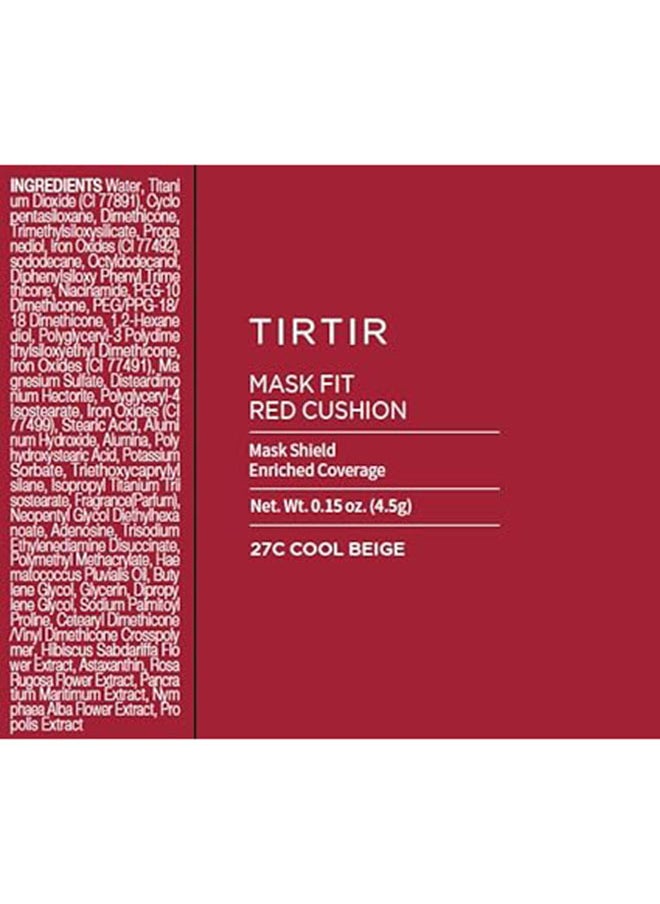 TIRTIR - Mask Fit Red Cushion 27C Cool Beige 18G - Image 1