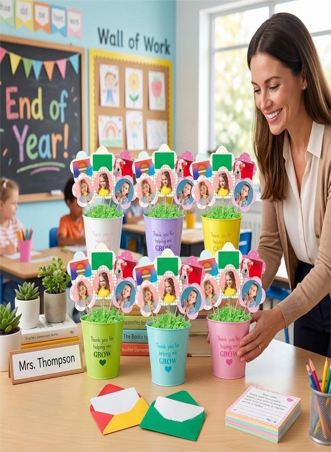 Novabright 6 Pack Graduation Teacher Appreciation Gifts Card Bouquet Thank You Gift Card Holder Craft Teacher Survival Kit for Women Men Back to School Birthday Retirement End of Year Present Decor - Image 4