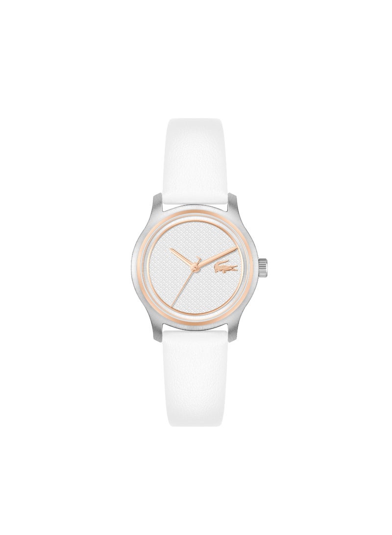 LACOSTE Round Analog Women'S White Case Watch - 2001392 - Image 3