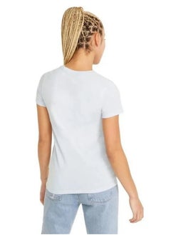 PUMA Ess Logo Tee (S) Silver Mist  - Image 2