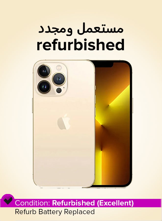 Apple Refurbished - iPhone 13 Pro Max 256GB Gold 5G With Facetime - International Version - Image 1