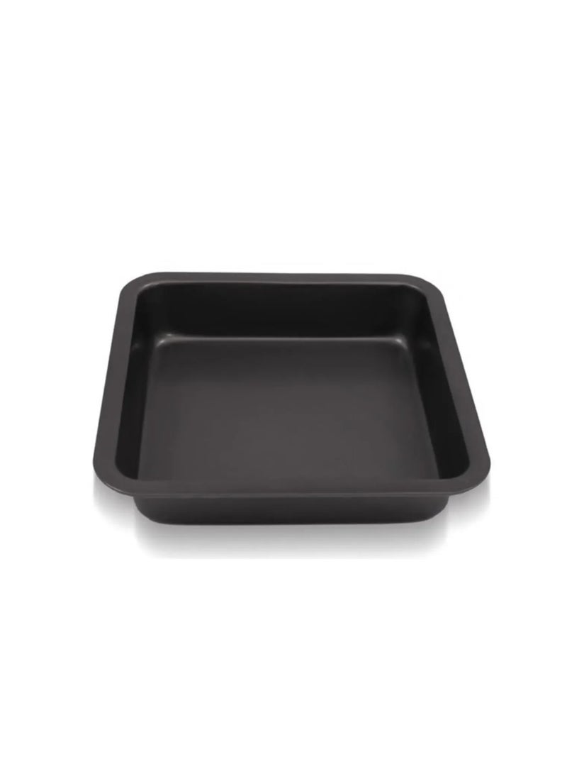 بيسبل بيسبيل قالب كيك مربع غير لاصق، 20 سم، صينية تحميص وبراوني من الفولاذ الكربوني المتين – BB2694 - Image 1