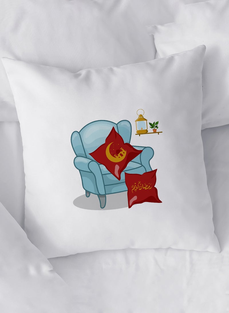 لوحة غطاء وسادة من البوليستر بتصميم رمضان كريم - Image 2