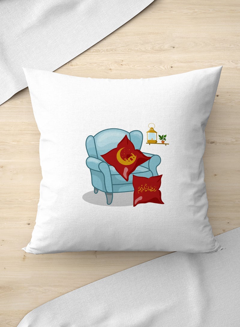 لوحة غطاء وسادة من البوليستر بتصميم رمضان كريم - Image 3