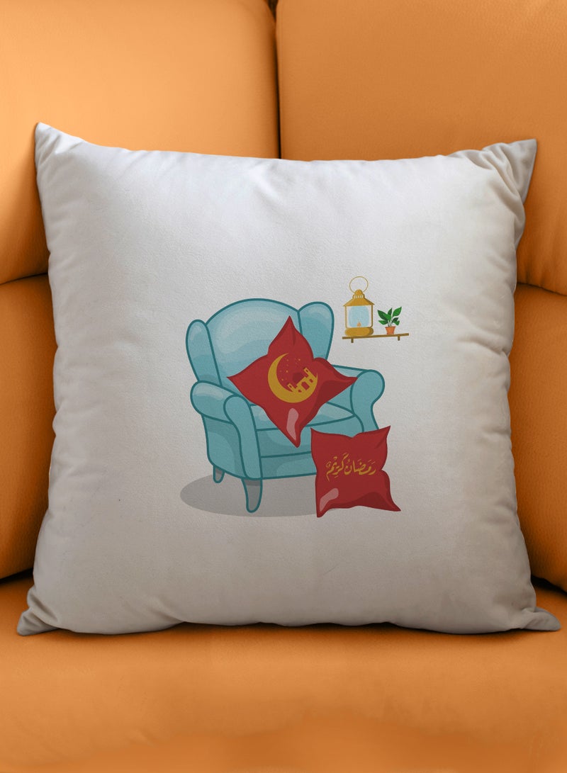 لوحة غطاء وسادة من البوليستر بتصميم رمضان كريم - Image 4