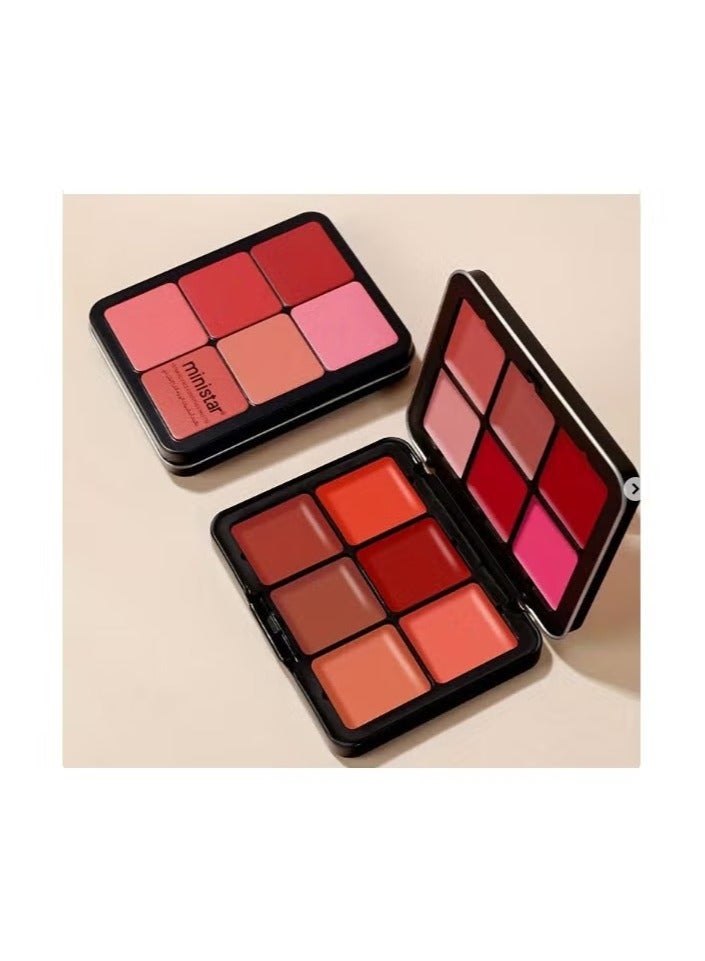 Ministar Mini Star Cream Blush & Contour Palette – 12 Signature Shades  - Image 3
