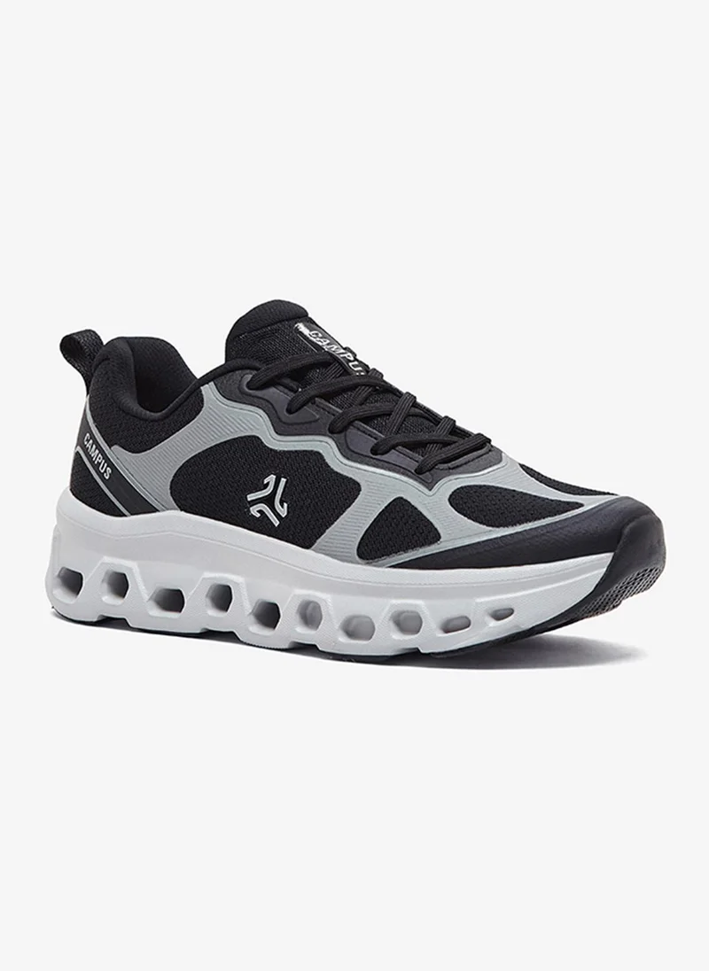كامبس Men Crunk Marathon Cushion Lace-Up Running Shoes-Black