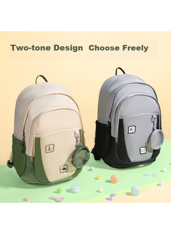 Deli Deli Bb208 Yuanqi Series Student Backpack , Gree - Image 3