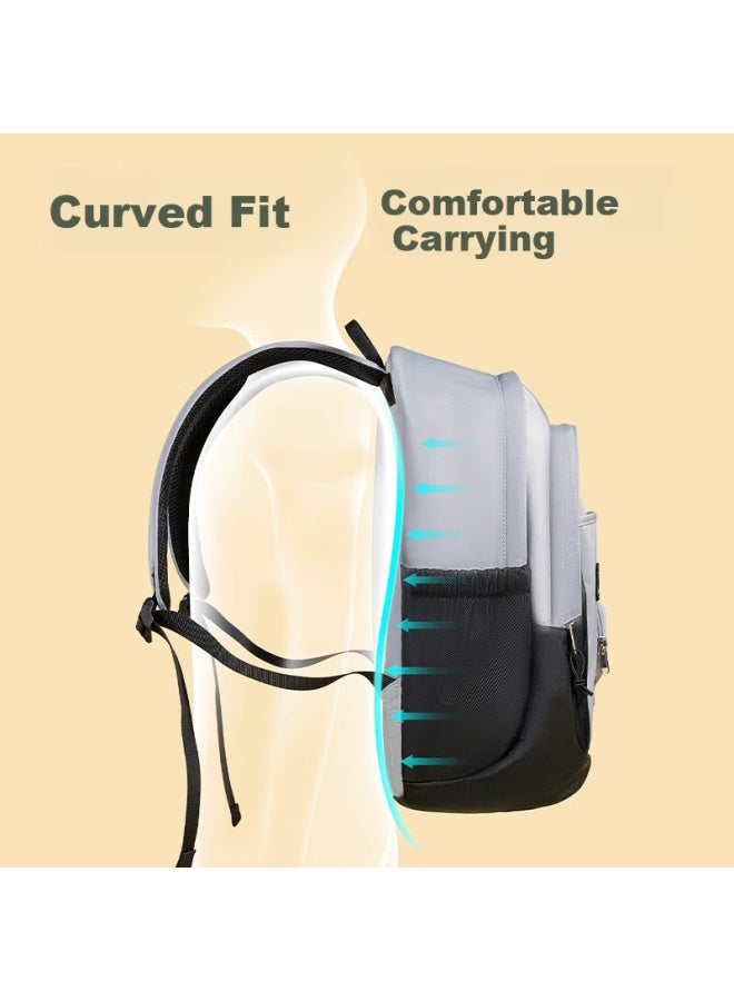 Deli Deli Bb208 Yuanqi Series Student Backpack , Gree - Image 2