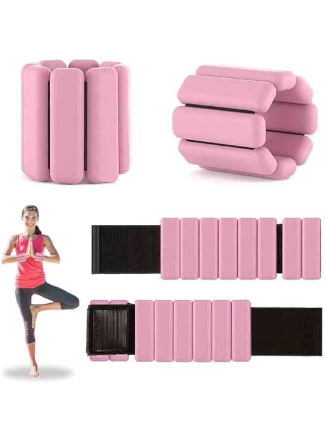 HOOKOR Adjustable Wrist & Ankle Weights for Women and Men, Workout Weights Set of 2 (1Lb Each), Suitable for a Variety of Sports - Image 1