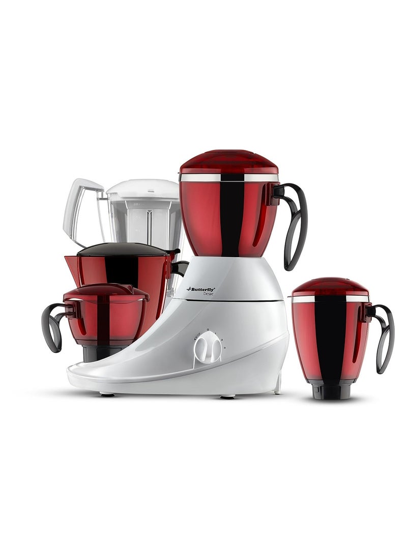 Butterfly Stainless Steel Desire Mixer Grinder with 4 Jars (Red and White), 760 Watt - pzsku/ZE50B5CE299909A86456AZ/45/_/1705919611/9123c699-a80b-4041-a747-1d594180f6f7