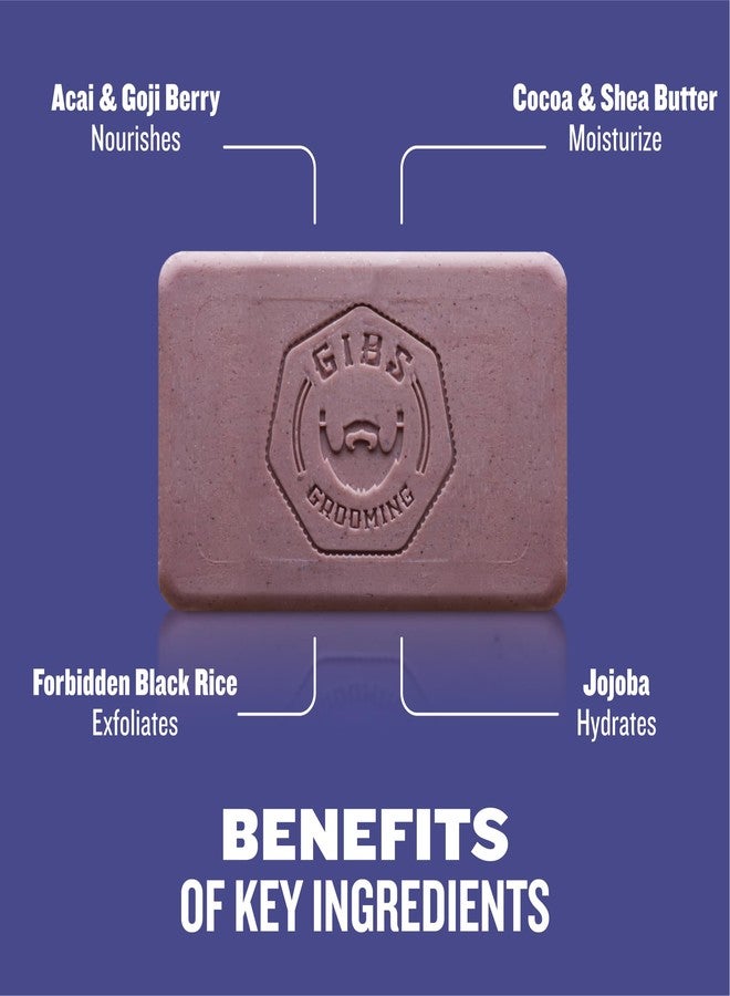GIBS Alpha Male, Rich Lather, Long-Lasting, Vanilla, 7oz Bar Soap - Image 4