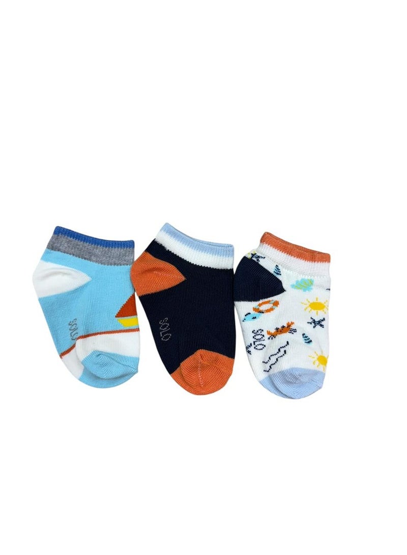 Solo Kids Boy Sneaker Designed Pack 3  - Image 1