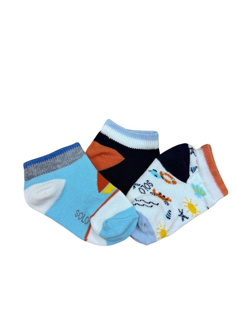 Solo Kids Boy Sneaker Designed Pack 3  - Image 2