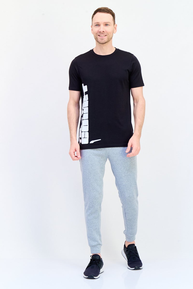 PUMA Men Sportswear Fit Short Sleeve Outdoor T-Shirt, Black - Image 3