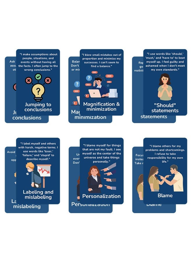 Cards For Coping Skill– Mental Health & Counseling | 50-Sheet Emotional Regulation Affirmation Cards For Teens, Adults, Women, Men, Kids – Mindfulness & Tool - Image 5