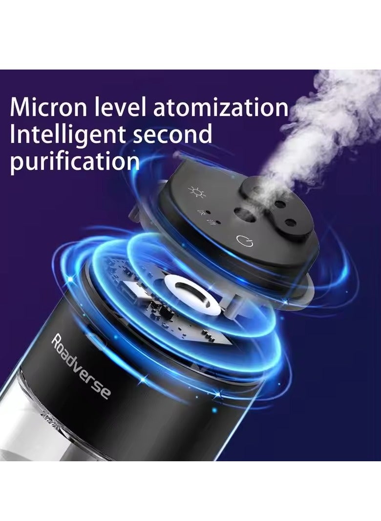 ROADVERSE Car Fragrance Diffuser – Natural Perfume Car Air Humidifier with Auto On/Off, Smart Aromatherapy Air Freshener Diffuser for Car, Home & Office – Long-Lasting Scent, Compact, Easy-to-Use Design - Image 3