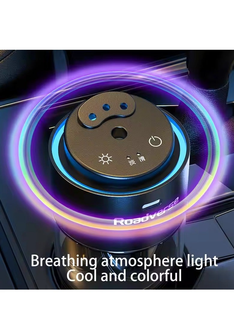 ROADVERSE Car Fragrance Diffuser – Natural Perfume Car Air Humidifier with Auto On/Off, Smart Aromatherapy Air Freshener Diffuser for Car, Home & Office – Long-Lasting Scent, Compact, Easy-to-Use Design - Image 5