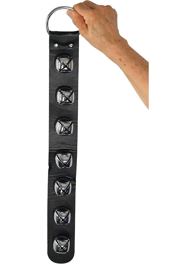 Home-X Silver Hanging Jingle Bells for Christmas Decor and Holiday Home Decorations - Image 4